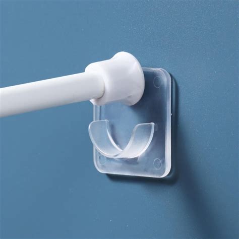 metal shower rod brackets|adhesive shower curtain rod brackets.